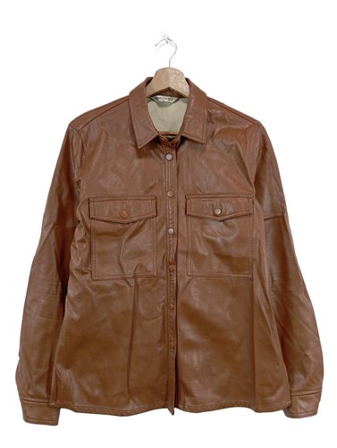 Stradivarius veste cuir - en,