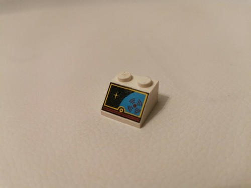 Lego white slope 2x2 - lego, space
