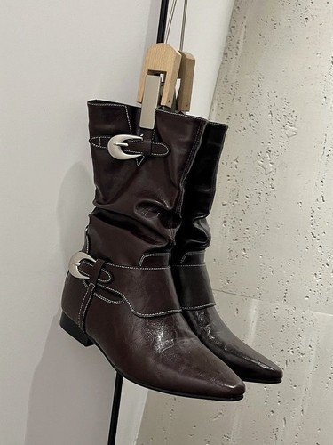 Bottes cowboy marron - , à