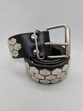 Ceinture cuir marron Noire Et