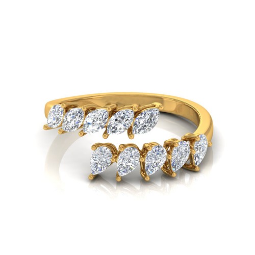 Bague jonc fiançailles - jonc,