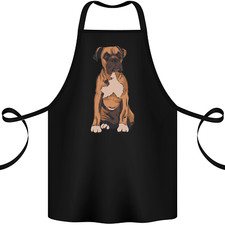 A Chien Boxer Tablier Coton