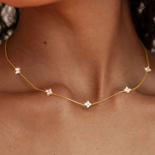 Collier argent plaqué 925 - argent,