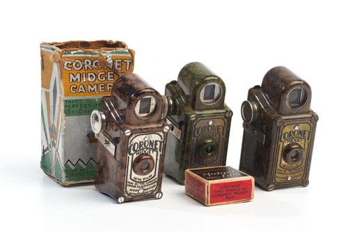 Coronet midget camera lot - camera,