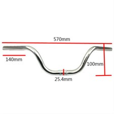 570mm bicyclette guidon - 25.4,