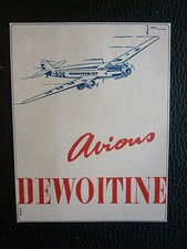 1944 pub avion dewoitine 338 - 1944,