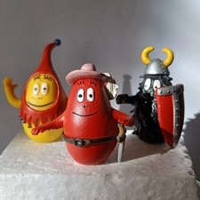 Lot de 3 petites figurines Plastoy 2008 Barbapapa - Série médiévale