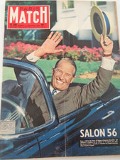 💥Paris Match n°391 - 6 octobre 1956 Salon de l'automobile 56 Maurice Chevalier