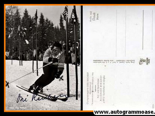 Autographe ski alpin ossi - |,