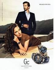 Publicité Advertising 108  2015   montres  GC Guess