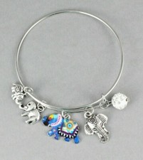 Elephant bracelet pendant