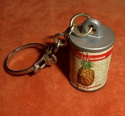 Porte clés boite conserve - porte-clés, jus