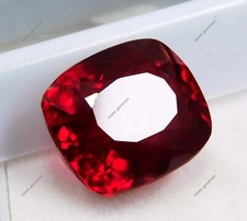 Coussin rubis rouge sang de