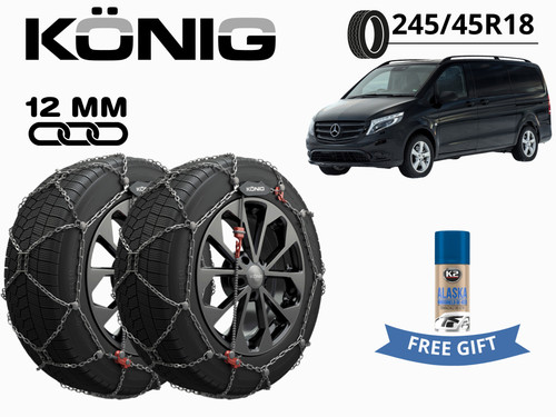 Chaînes neige konig 12mm - konig,