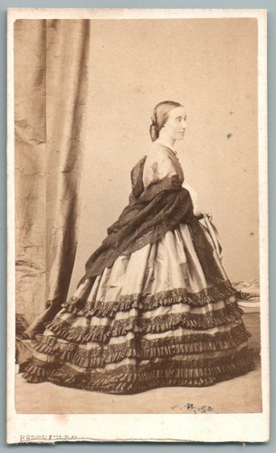Cdv 1870 femme - cdv, portant