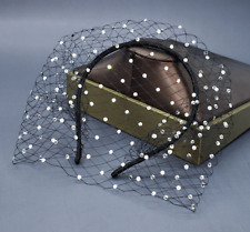 Serre tête fin voilette de