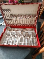 Ancienne Ménagère silver plate (métal argenté ) Italy, Vintage, Déco Rétro. 