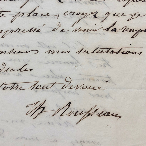 Théodore rousseau lettre - théodore,