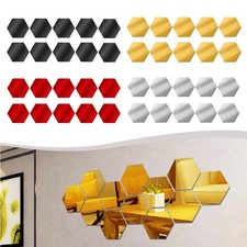 24 pièces miroir hexagonal