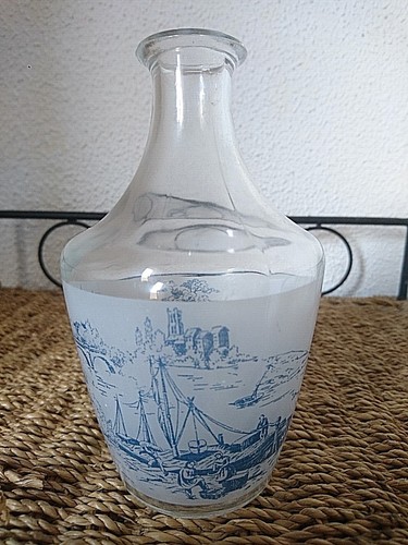 Ancien flacon carafe bouteille - carafe,