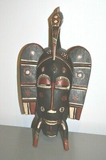 Masque Ancien Africain Oiseau