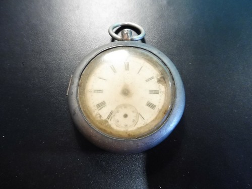 Old silver pocket - old, watch