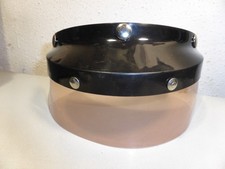 ancienne Visière de casque AVG  vintage 3 pressions mobylette solex vespa