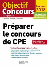 Préparer Le Concours De CPE 2018, Colette Woycikowska, Lydie Pfander-Meny, Moniq