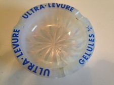 CENDRIER PUBLICITAIRE OPALESCENT  ULTRA-LEVURE  GELULES  !