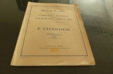 METHODE COMPLETE Cornet a Pistons et tous les saxhorns en clé de sol CLODOMIR