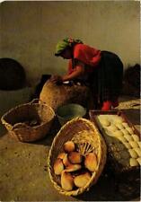 CPM AK TUNISIA Preparation du pain Tabouna (751504)