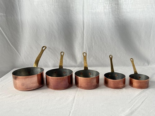 Lot casseroles cuivre - lot,
