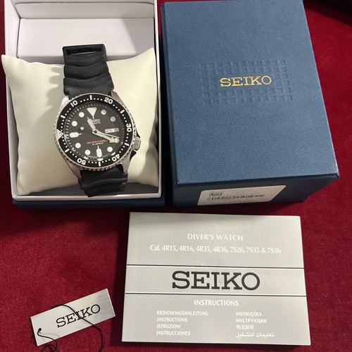 Seiko men black - seiko, watch