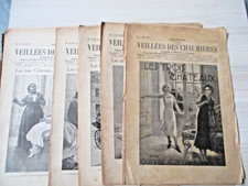 25/10 : 18 magazines "les veillées des chaumières" - éd. Gautier Languereau 1934