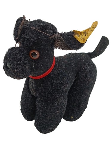 Steiff peluche chien noir - peluche,