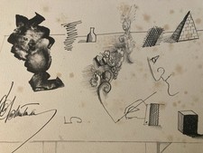 Très Belle Lithographie Saul