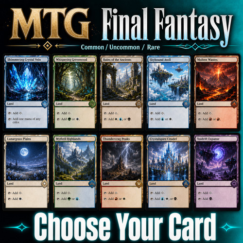 Mtg final fantasy cards - mtg, cards-