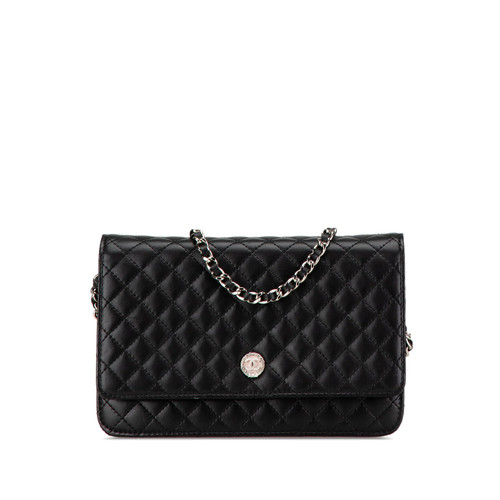 Chanel microquilted cuir - cc,