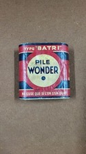 ANCIENNE BOITE PILE WONDER DE