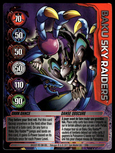 Bakugan card dark dance - -,