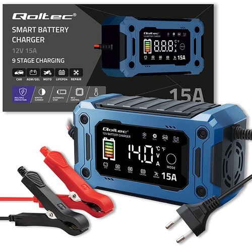 Chargeur batterie qoltec - de,