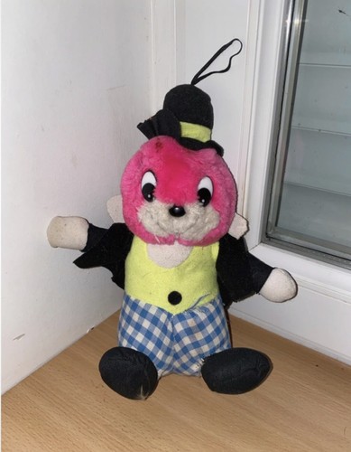 Peluche vintage rose clown - vintage,