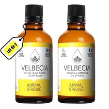 ® - Fleurs du Dr Bach Animal stressé 50 ml +1 OFFERT - SANS ALCOOL - Peur pan...