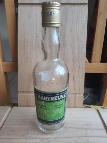 Bouteille vide demi chartreuse - bouteille,