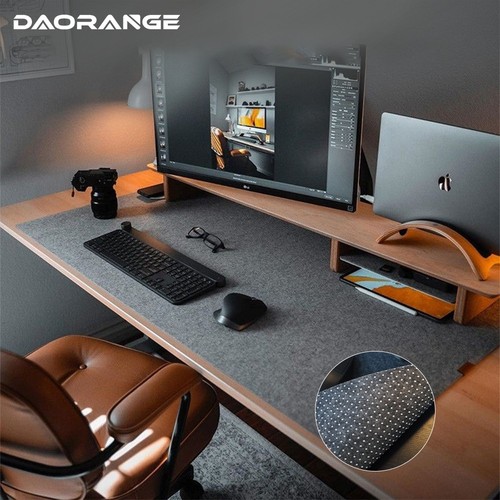Tapis bureau feutre laine