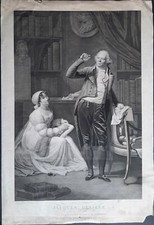 Jacques Delille par Laugier 1815 d'après une peinture de Pierre Danloux 19ème