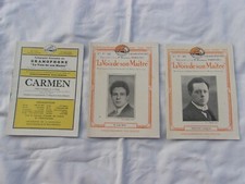 catalogue disque ancien La