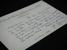 Juliette ADAM - lettre