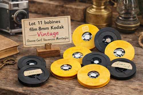 Lot bobines film 8mm kodak - lot,