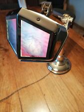 LAMPE PIROUETT CHROME ET VERRE ART DECO antique lamp pirouett